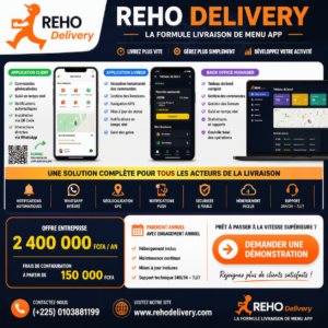 Menu APP - Reho Delivery